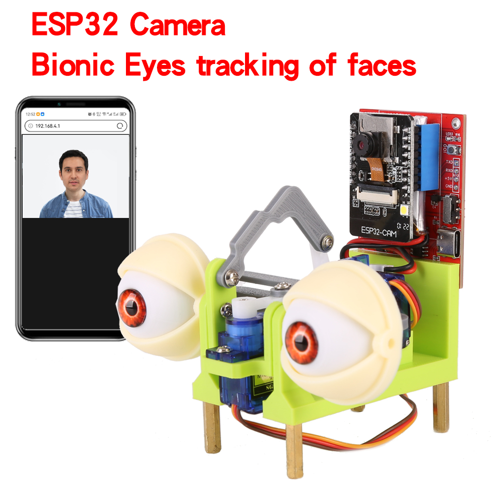 Diy Automation - WatchEye ESP32 Fotocamera Bionic Eyes Tracking
