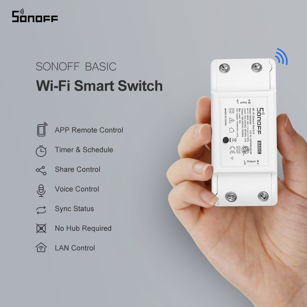 Itead SONOFF Basic R2 Mini Mod - Sonoff Basic Switch recensione e prezzo