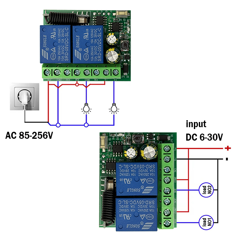 Modulo ricevitore a relè da 10 - 433Mhz Receiver Module recensione e prezzo