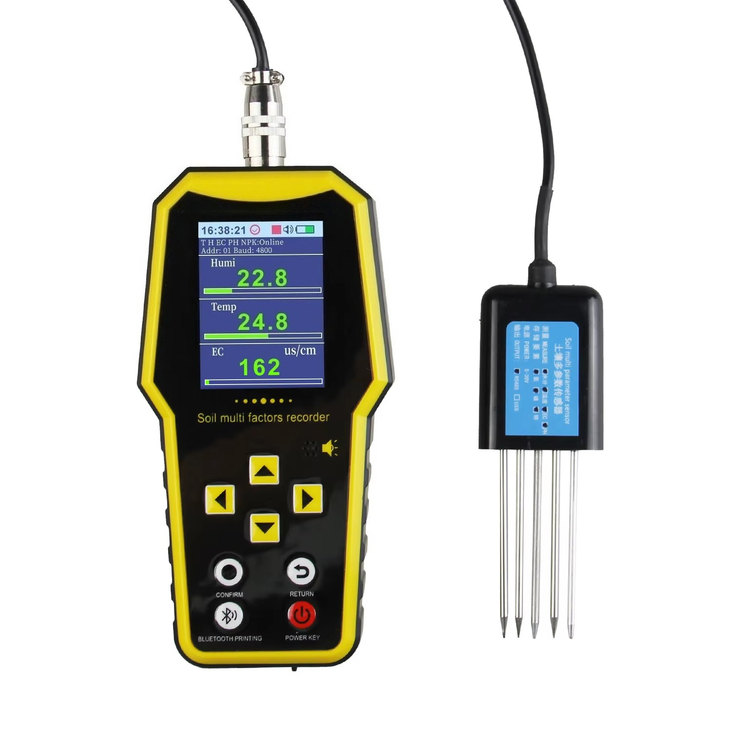Tester portatile del valore pH - Temperature Humidity Sensor recensione e prezzo